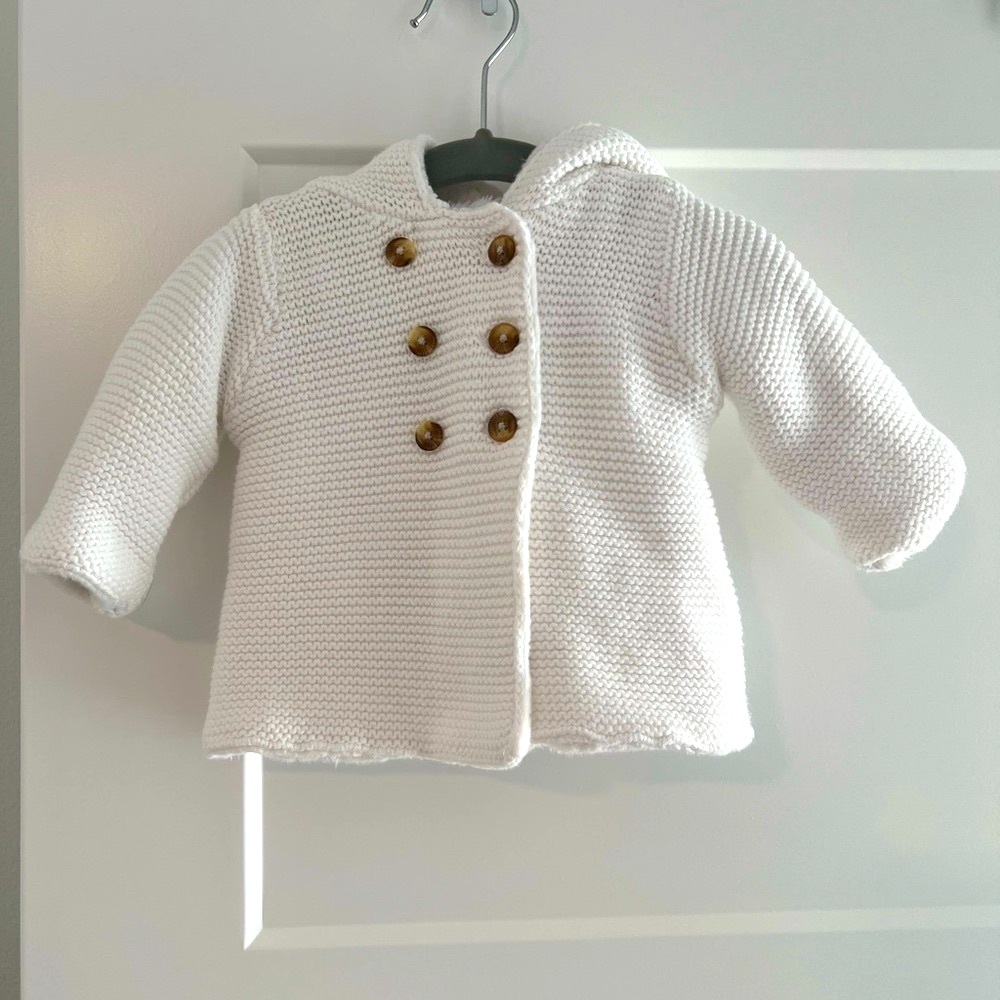 Carters 3 Month White coat